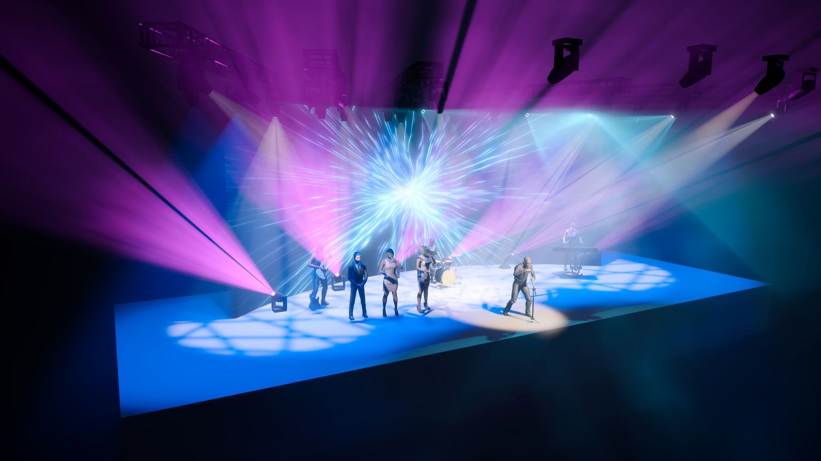 Live band · broadcast look