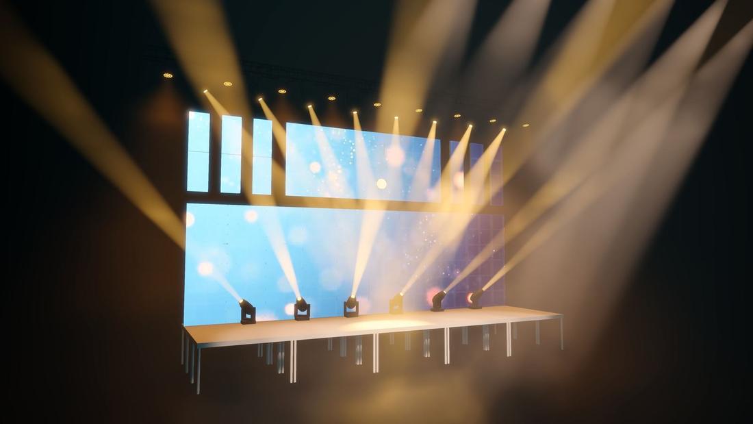 LED screen look tests · 10