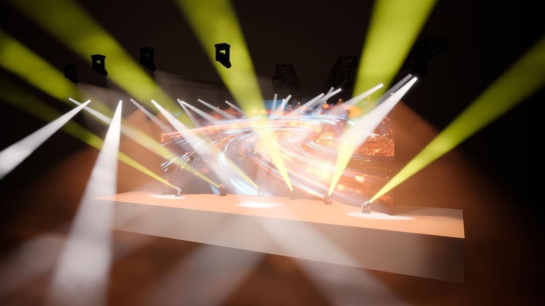 Live band: swirl LED looks · 8