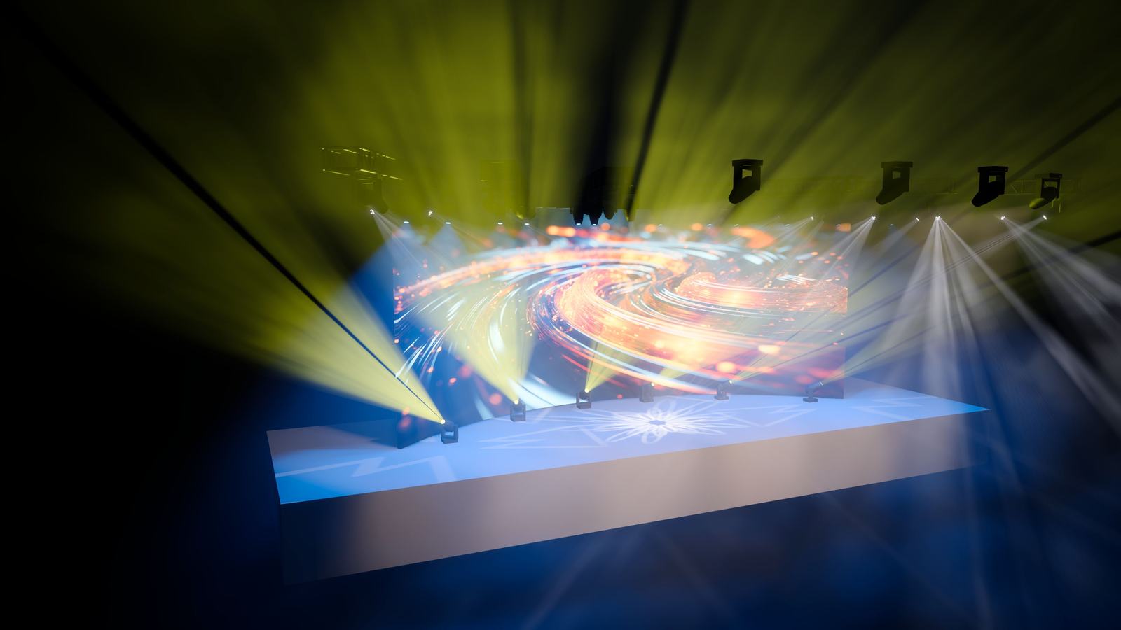 Live band · swirl LED
