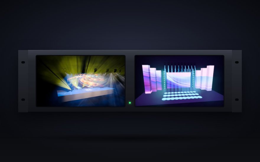 Blackmagic SmartView Duo monitor