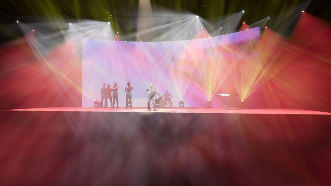 Venue render 3,000 square feet and up